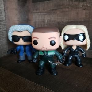 Arrow / the Flash Funko Trio